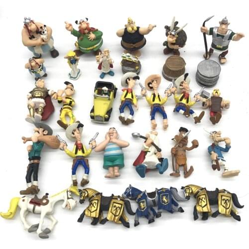 Gaul Hero Adventures Ancient European Soldiers Action Figure Toy The Adventures of Asterix For Kids Gift Toys