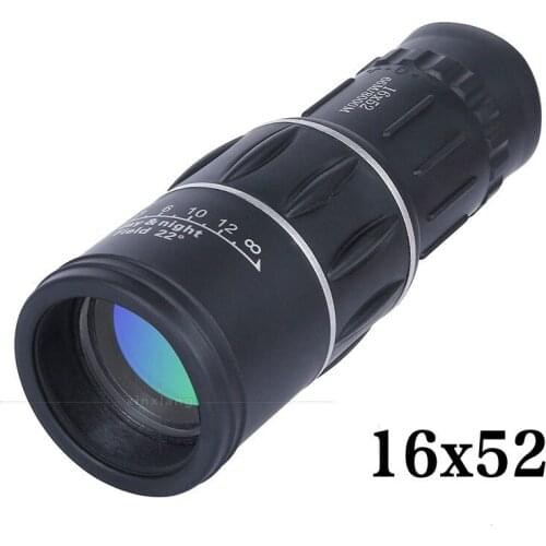 Handheld Double-tone Monoculars HD Large-aperture Optical Telescope Bird wWatching Mirror 16X52 Childrens Outdoor Telescope