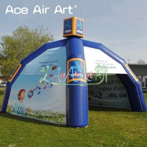 Unique latest design spider inflatable spider dome tent,event gathering station lawn party tent with 1 door open for sale