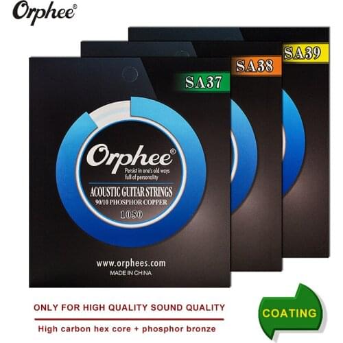 YUEKO Acoustic Guitar Strings 90/10 Phosphor Copper 5 sets Guitar String Guitar Accessories part Guitarra