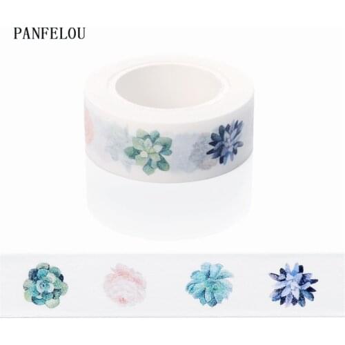10M*15mm Meaty plant stickers Washi Masking tape Quality good price HOT sell DIY Scrapbook Embellishments Decoration