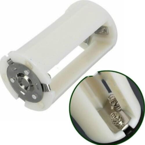 10pcs New Arrival Battery Box 3x AA to D Size Battery Adapter Converter Holder Switcher Case Box for Battery Storage