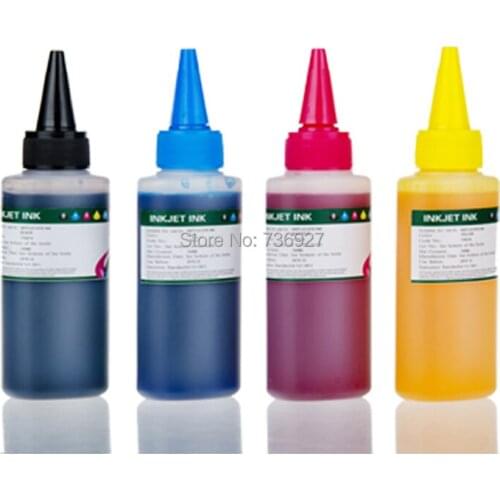 4X 100ml LC201 LC203 LC207 LC205 LC209 Refill Dye ink for Brother MFC-J485DW J680DW J880DW J885DW J5720DW printer