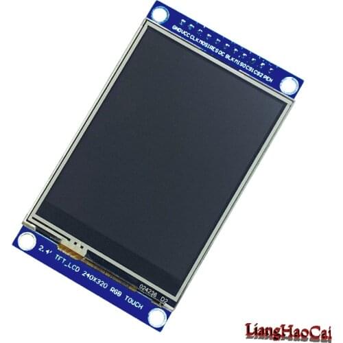 2.4 inch LCD module adapter PCB base board ILI9341 drive IC 240x320 resolution 4 wire SPI interface support STM32 Plug in