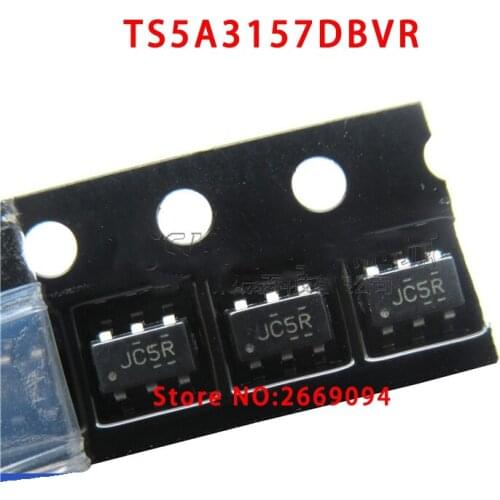 10pcs /20pcs /100pcs TS5A3157DBVR SOT23-6 silk screen JC5R JC5_ JC5* IC 10 ohm SPDT analog switch TS5A3157DBVT SMD