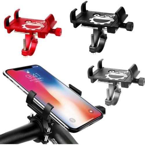 Phone Holder Bike Aluminum Alloy Bicycle Riding Shockproof Fixed Navigation Mobile Phone Holder Bike Phone Holder
