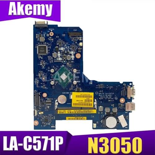 For DELL Inspiron 15 5000 5552 Laptop motherboard AAL14 LA-C571P CN-06KW6N 6KW6N 06KW6N with N3050u CPU DDR3 100% Test ok