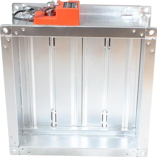 200-400mm Electric Air Damper Valve Ventilation Pipe Valve Check valve regulating valve Galvanized /stainless steel material