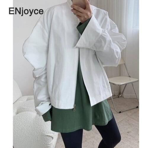 Женские белые куртки ENJOYCE China At AliExpress