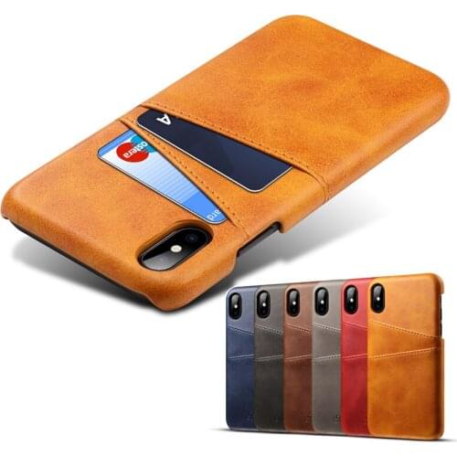 ZKFYS Retro Leather Wallet Phone Case For iPhone 11 Pro XS MAX XR X Card Slot Wallet Holder Stand Cover For iPhone 7 8 6 6s Plus
