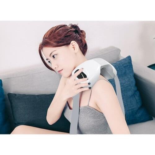 Neck Massager Back Electric Relieve Pain with Heat Kneading Mini neck massager shiatsu massage C-type charging four-speed mode
