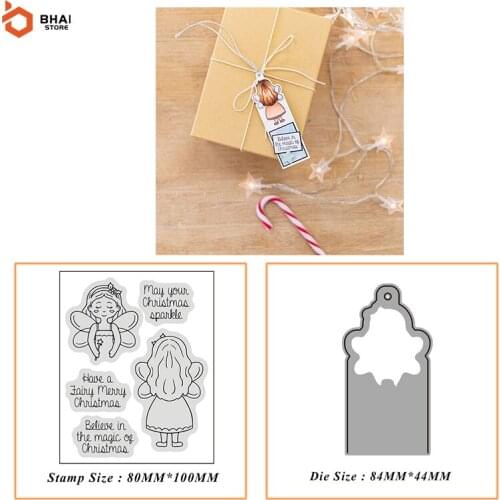 Dragonfly Fairy Metal Cutting Dies and Stamps Scrapbook Paper Craft for DIY Christmas Fun Greeting Card Making Album Decor 2021