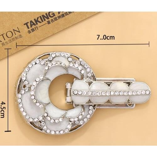 Fashion Fur buttons, Rhinestone buckles with drill oil coat buttons FB13