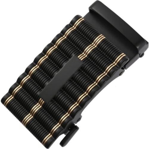 Fashion Mens Business Alloy Automatic Buckle Unique Men Plaque Belt Buckles 3.5cm Ratchet Men Apparel Accessories LY136-561942