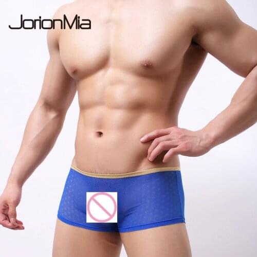 Mens Boxer Mens Colorful Underwear Man Breathable Transparent Flexible Shorts Boxer Panties Cheap Men Underwear Calcinha B105