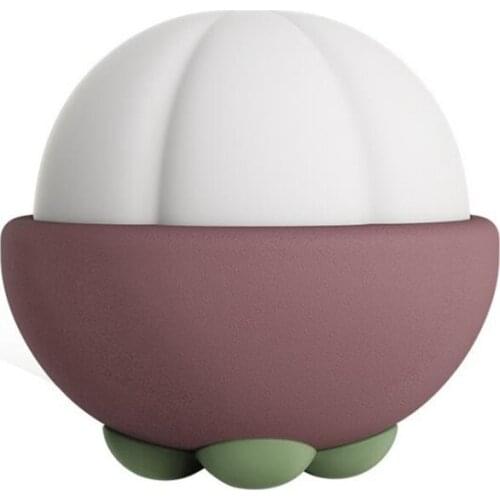Adjustable Brightness Mangosteen Night Light Lamp Atmosphere Light Sleep Light For Bedroom ,White+Warm White+Warm Color