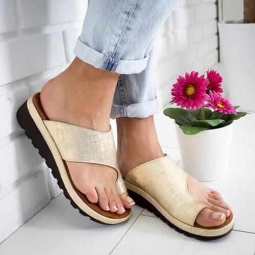 2020 New Brand Slippers PU Leather Women Sandal Open Toe Flip Flops Casual Slides Summer Outdoor Beach Female Flip Flops