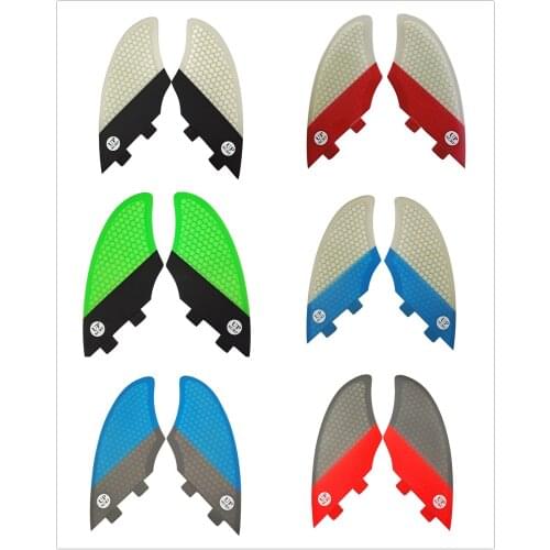 New Style Surfboard Double Tabs Twin fins keel fins Fiberglass Surfboard Fin surf Fins surfboard accessories