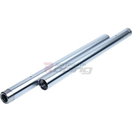 Front Fork Tube Pair Pipes For Kawasaki ZRX1200 2001-2004 Silver Fork Pipe 2001 2002 2003 2004