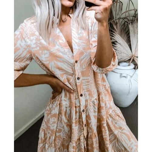 New Womens Short Sleeve Printed Dress Maternity Dresses Pregnant Dress Pregnancy Clothes Maternity Gown