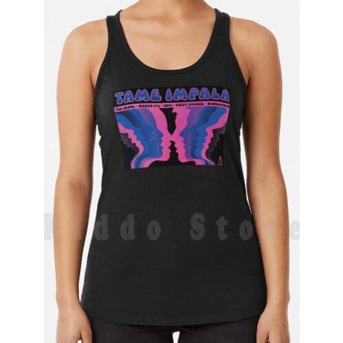 Purple Impala tank tops vest 100% Cotton Landscape Purple Tame People Quote Love Boy Demarco City Music France Vintage