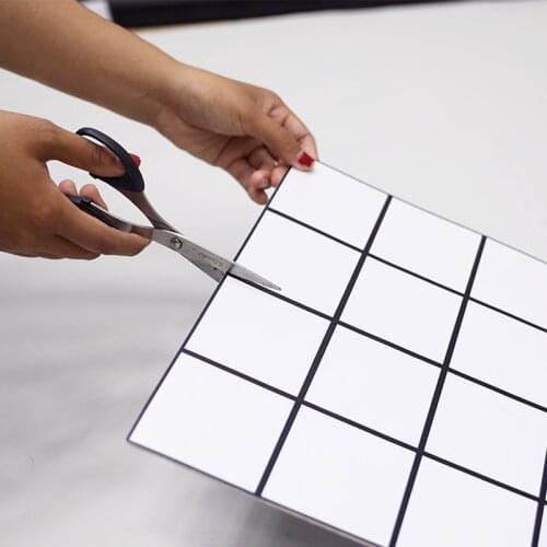 3D Nordic lattice kitchen oil-proof stickers self-adhesive wallpaper wall stickers bathroom renovation bakery milk tea shop room