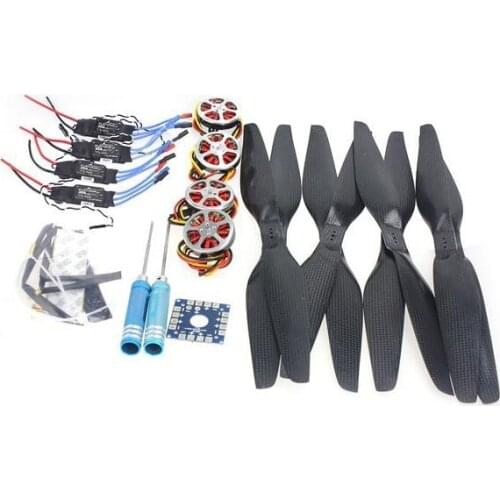 Foldable Rack RC Quadcopter Kit +750KV Motor+15x5.5 Propeller+30A ESC+ KK Connection Board F05422-I