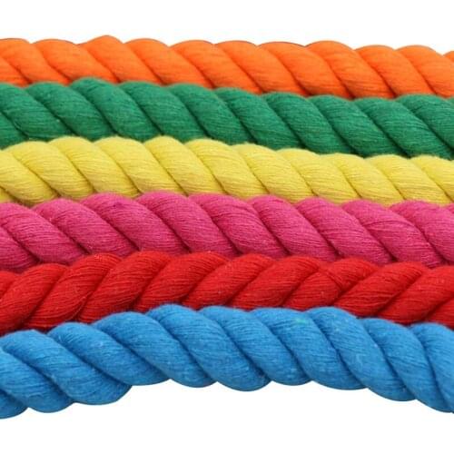 Thick 2cm Three-strand Cotton Rope 2 Meters Thick Curtain Tied String DIY Accessories Materials