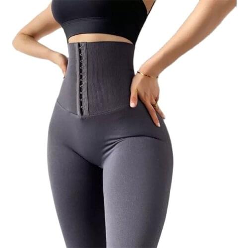 Black Slim High Wait Leggings Women Breasted Indoor Sports Gym Girl Leggins Mujer Jogging Workout Casual Push Up Legging Femme