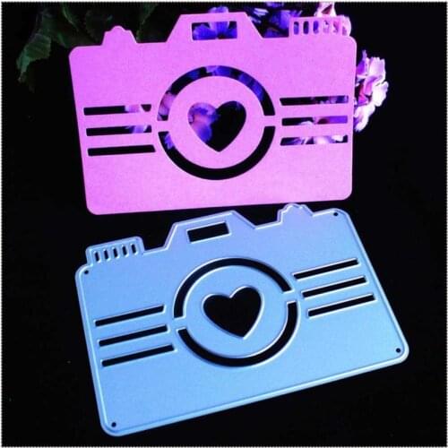 YLCD730 Love Camera Metal Cutting Dies For Scrapbooking Stencils DIY Album Paper Cards Decoration Embossing Folder Die Cutter