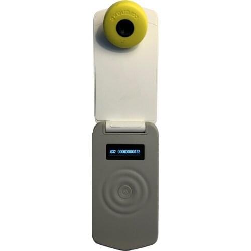 Animals Pets Handheld LF RFID Microchip Scanner Reader Mini Pocket Chip Reader Cat Dog 134.2KHz FDX-B A HDX Transponder Reading