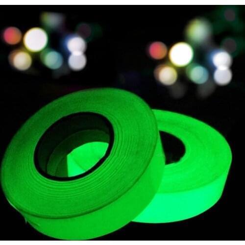 1pcs Luminous stickers Fluorescent Night Self-adhesive Glow In The Dark Sticker Tape Safety Security Home Decoration Warning
