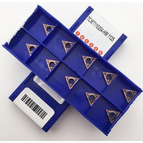 10pcs TCMT110204-HM 1125 TCMT 2(1.5)1-HM 1125 Carbide Inserts CNC tools blade High cost performance lathe tool Metal lathe