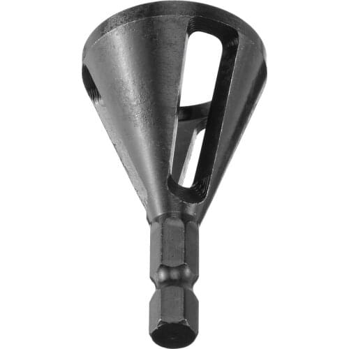 Black Angle Grinder Chamfer Trimming Chuck Drill Bit Tool Deburring External Chamfer Steel Remove Cutting Burr Drilling Tools