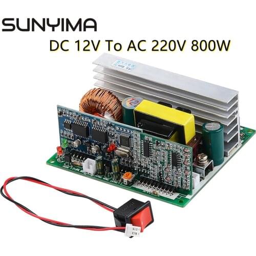 SUNYIMA 1Pc Invertor Pure Sine Wave Inverter Circuit 12V To 220V 800W Driver Board Converter Board