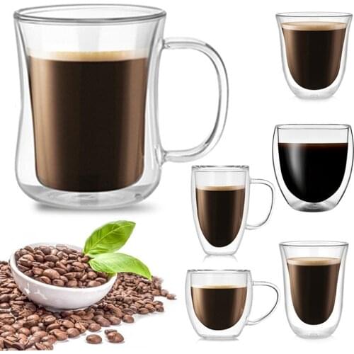 IVYSHION Double Wall Glass Cups