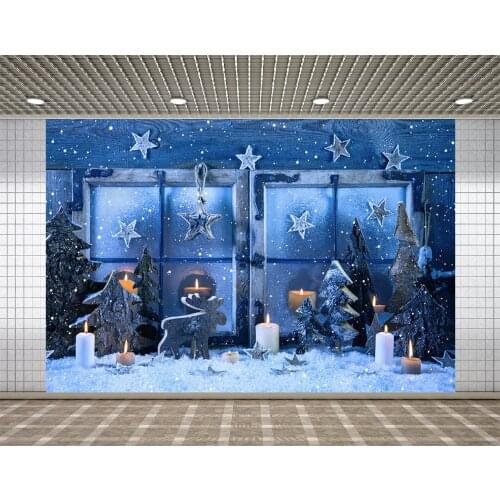 Lyavshi Winter Forest Snow Mountain Painting Photography Background Photo Studio Shooting Photography Background Studio Props