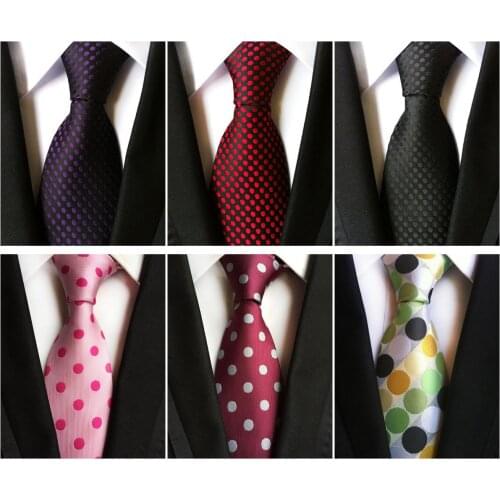 Unique Design Formal Occasions Dot Tie 2020 Explosion Quality High Quality Polyester Silk Dot Mens Business Decoration Tie
