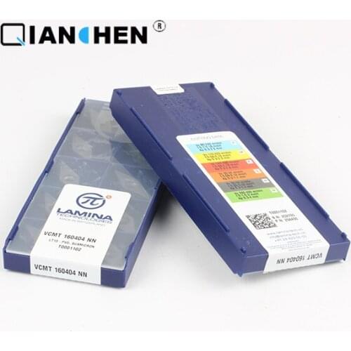 Genuine original high quality high-performance LAMINA VCMT 160404 NN LT1000 (10pcs/lot) tungsten Carbide Cutting tools inserts