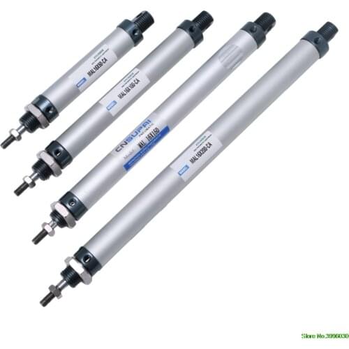 16mm x 50/100/150/200mm Single Rod Double Acting Mini Pneumatic Air Cylinder