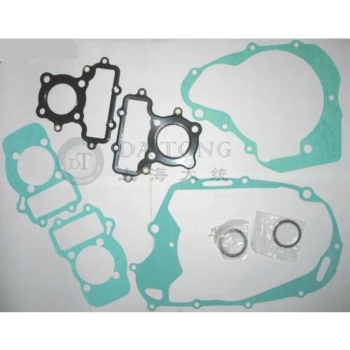 Full set Twin Engine repair Gasket For Yamaha XV125cc Motorcycle Sealing Case Gasket Kit suzuki atv Moped Part