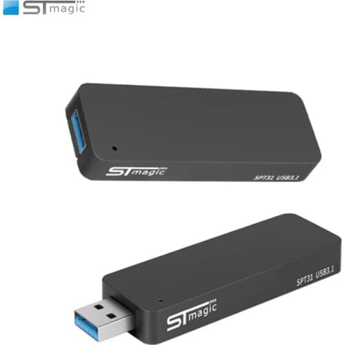 STmagic SPT31 Mini Portable SSD Metal SSD USB Flash Drive USB 3.1 External solid State Disk Read Speed 500MB/s 128/256/512GB/1T