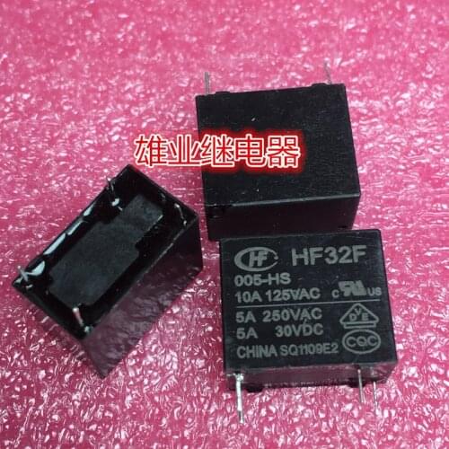 Relay HF32F- JZC-32F-005 012 024-HS -HS3 4PIN