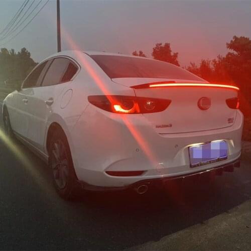 For 2020 Mazda 3 Axela Spoiler 2020 Mazda3 Axela flow light Spoiler ABS plastic Material Car Rear Wing Color Rear Spoiler