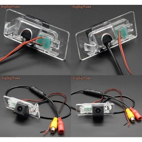 BigBigRoad For Audi Q3 8U / Q5 8R / A5 8T / A7 Sportback /TTS Mk2 2006-2014 Car Rear View Camera Auto Backup Monitor Waterproof