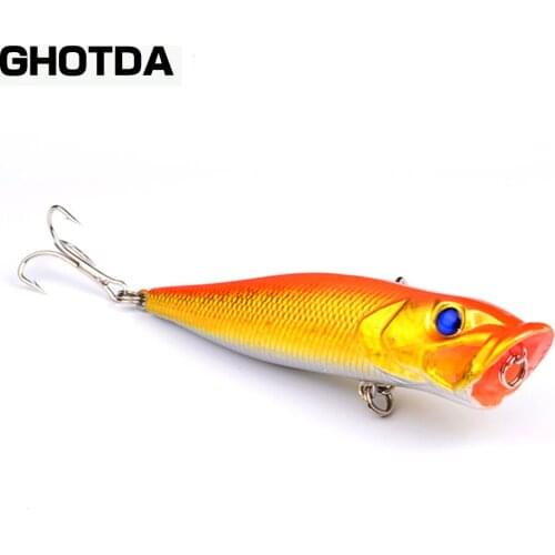1pcs Fishing Lures 8.5cm 12g Bait Crankbait Popper Wobblers Fish Lure