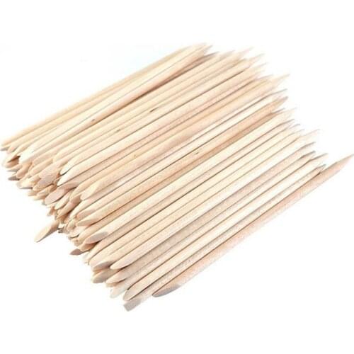 500pcs/set 3 Size Wooden Cuticle Pusher For Manicure Pedicure Dead Skin Remove Nail File Art Tools Set Wholesale 30#9