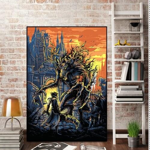 5D DIY Diamond Painting by Numbers Embroidery Horror Fear The Old Blood Full Square Diamond Art Mosaic Cross Stitch Home Decor