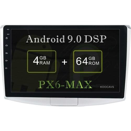KOOCAVS 10.2" IPS Android 9.0 Car GPS Radio Player for Passat CC B6 B7 2010 2011 2012 2013 4GB+64GB Stereo Multimedia Headunit