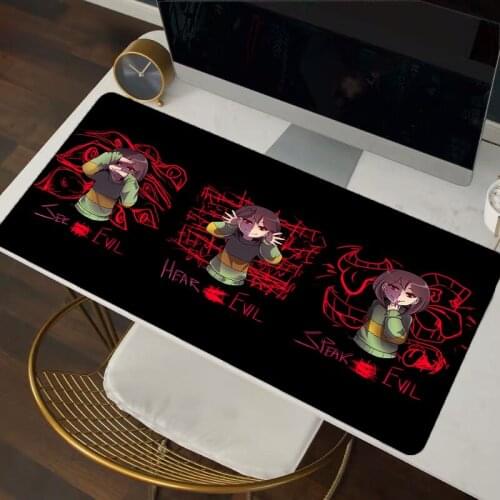 MRGLZY Anime big mousepad 40x90cm girl RGB gaming accessories desk mat LED luminous 7-color computer keyboard mat carpet mat XXL